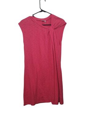 Gap Womens Raspberry Sleeveless Twist-Knot Dress Size S New Cotton Knit